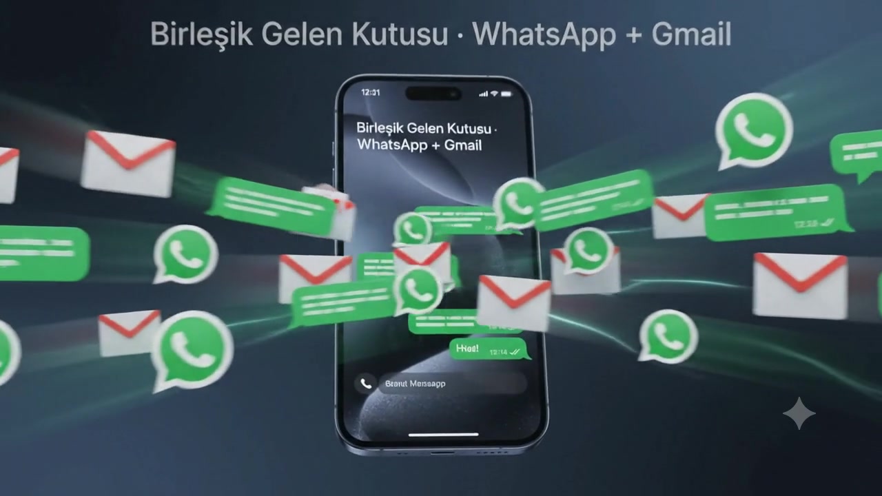 WhatsApp & Gmail Birleşik Gelen Kutusu